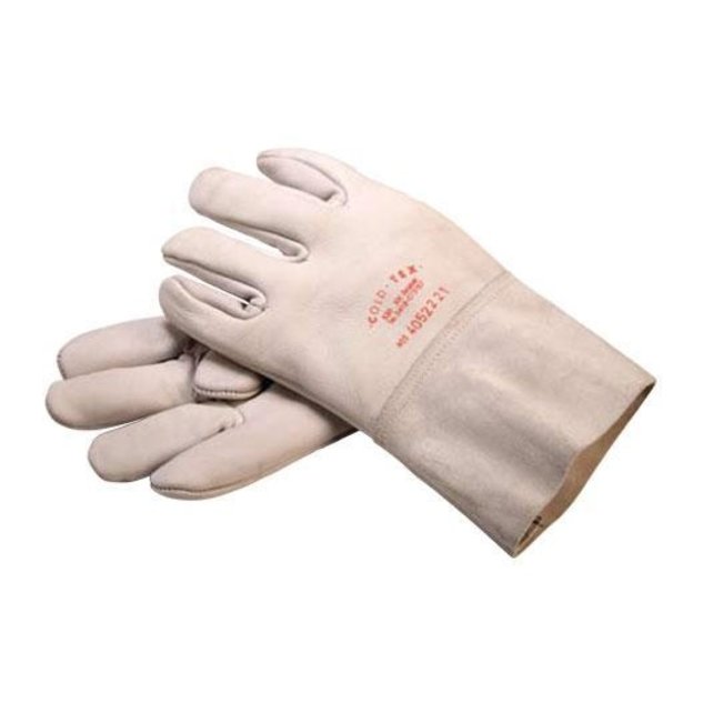 Diepvrieshandschoenen leder korte kap