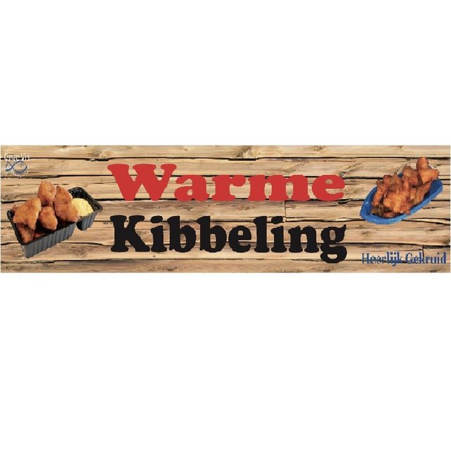 Spandoek PVC - Warme Kibbeling