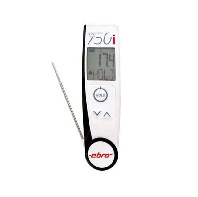 TLC 750i 2 in 1 Thermometer, Plug-in sensor and infrared sensor Ebro