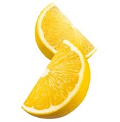 Decoratie 1/4 Citroenen  a 6 stuks