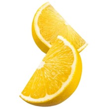 Decoratie 1/4 Citroenen  a 6 stuks