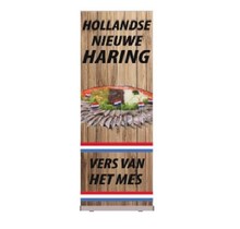 Uitrol banner Hollandse nieuwe vers van het mes