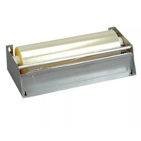 Foliedispenser metaal geëpoxeerd inclusief kartelmes 45 cm