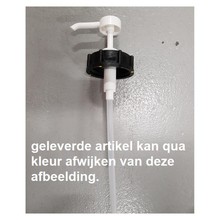 Drukknopdispenser voor handcreme desinfectiemiddel