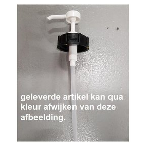 Drukknopdispenser voor handcreme desinfectiemiddel