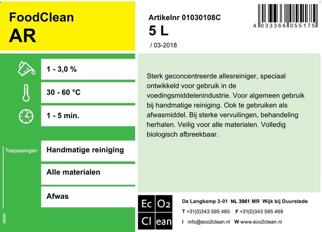 FoodClean AR Allesreiniger
