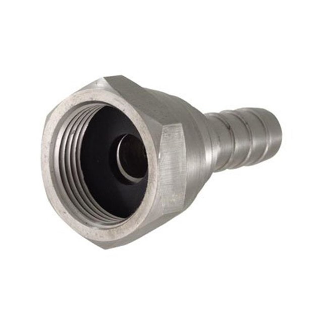 Kraankoppeling Rvs Stainless steel hose tail, 13mm x 3/4