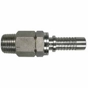 Draai swivel met slangtule, 13mm x 1/2" BSPT bu.dr., 17mm kraag.