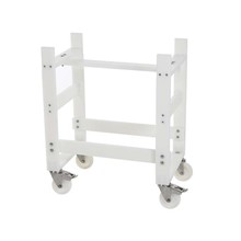 Kunststof onderstel t.b.v. spoelkuip incl wielen met rem