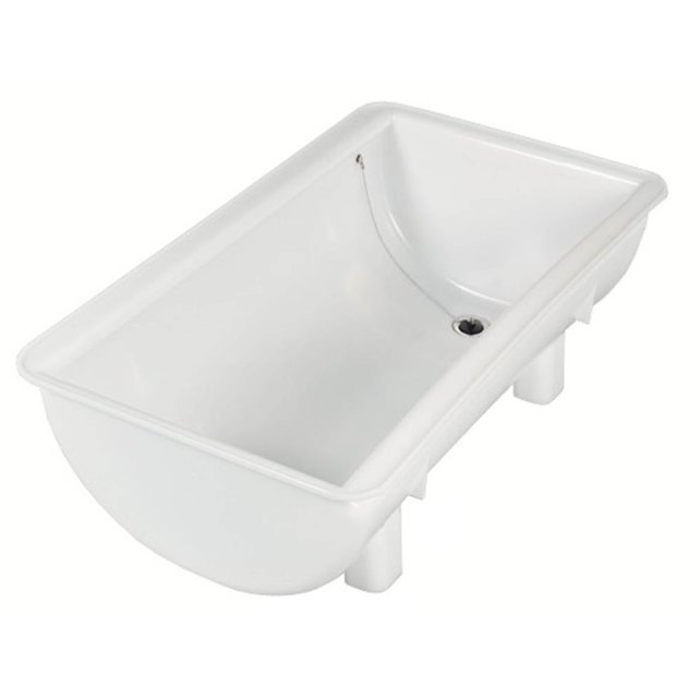 Spoelkuip met uitloopgat 100 Ltr