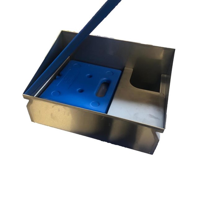 Koelelement houder voor 1/2 element tbv rvs haringbak