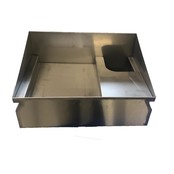 Koelelement houder voor 1/2 element tbv rvs haringbak