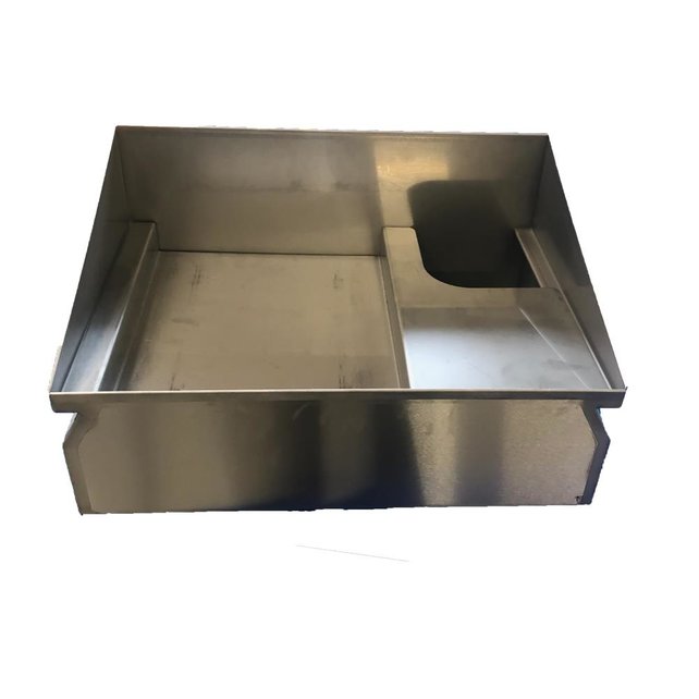 Koelelement houder voor 1/2 element tbv rvs haringbak