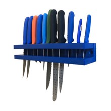 Messenrek houder HDPE  voor 11 messen