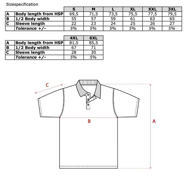 Polo Mix heren Lem & Soda onbedrukt