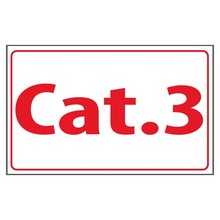 Tekststicker - Cat.3