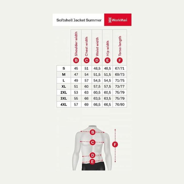 Jas Softshell Experience Workman