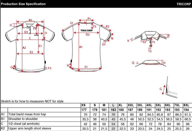 Polo Tricorp Bamboo Slim fit