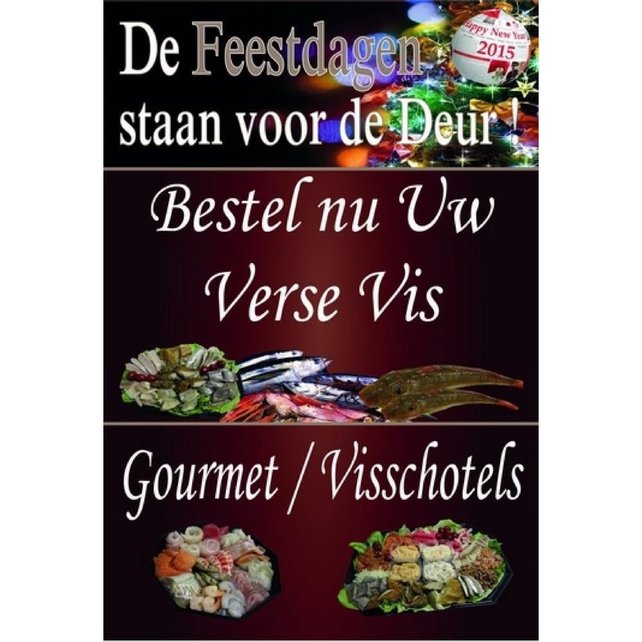 Poster (De feestdagen staan voor de deur)