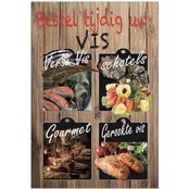 Poster (Bestel tijdig uw vis)