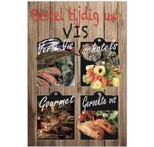Poster (Bestel tijdig uw vis)