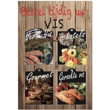 Poster (Bestel tijdig uw vis)