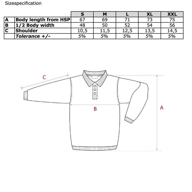 Polosweater Dames met boord lemon&soda