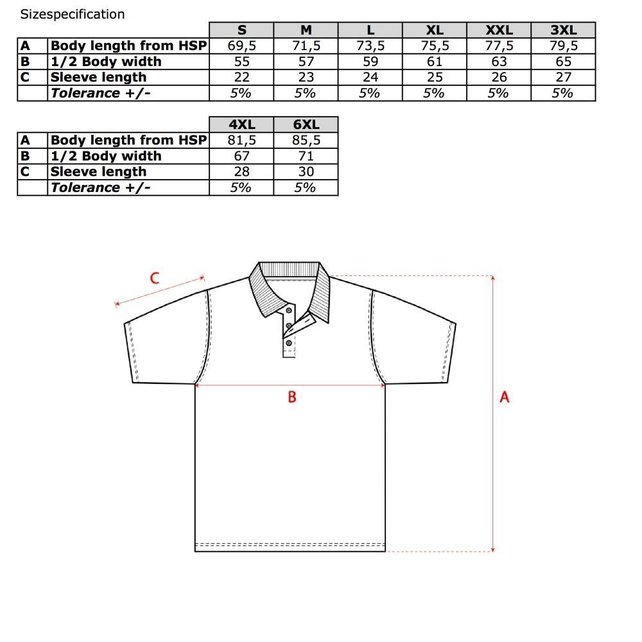 Polo met logo haringhapper - Hollandse Nieuwe
