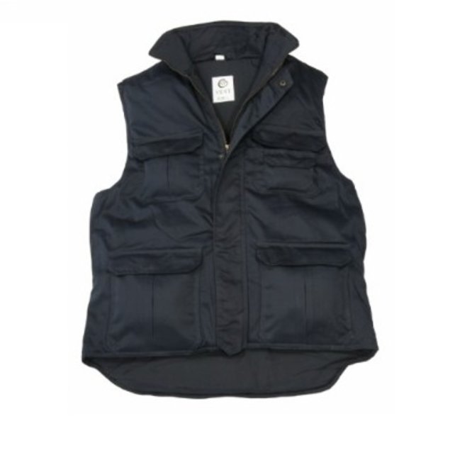 Bodywarmer polyester/katoen - Navy
