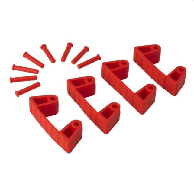 Vikan hygiëne vervang-reparatie set 4 klemmen/8 pinnen