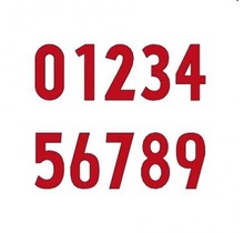 Prijskaartcijfers 25mm 50 st.