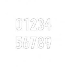 Prijskaartcijfers 18mm 50 st.