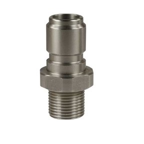 Insteeknippel st-3100 1/2 bu rvs zacht