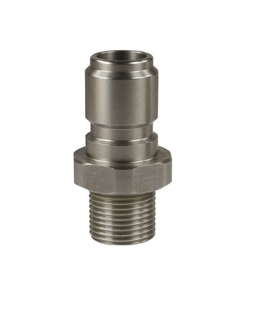 Insteeknippel st-3100 1/2 bu rvs zacht