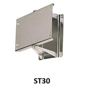 Wandconsole tbv hogedrukhaspel Rvs