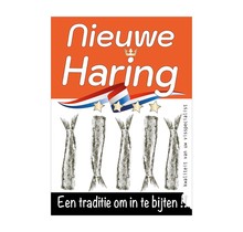 Poster Nieuwe Haring 2022  (een traditie om in te bijten)