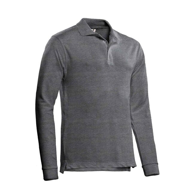 Polo lange mouw onbedrukt Santino