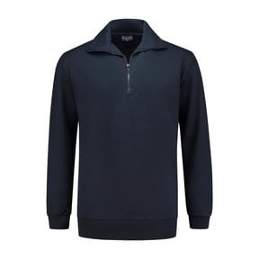 Zip sweater met boord Workman