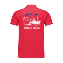 Polo bedrukt 'Onze vis''