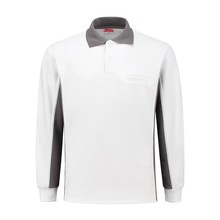 Polosweater Bi-Colour onbedrukt Workman