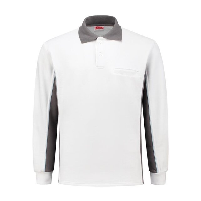 Polosweater Bi-Colour onbedrukt Workman