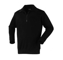 Zip sweater met boord Workman