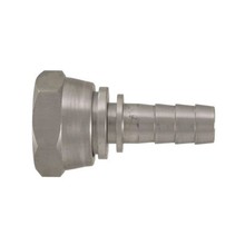 Kraankoppeling Rvs Stainless steel hose tail, 13mm x 3/4