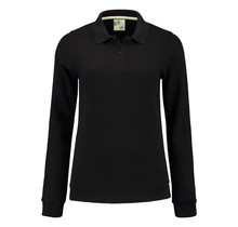 Polosweater Dames met boord lemon&soda