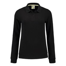 Polosweater Dames met boord lemon&soda