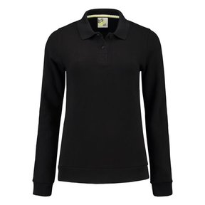 Polosweater Dames met boord lemon&soda