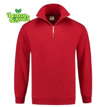 Polosweater  Met Rits en boord