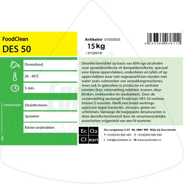 FoodClean Des 50