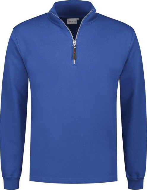 Zipsweater met Rits Santino Alex zonder boord