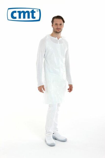 P.E. schorten 165x80, 0.030mm p/100 apart verpakt